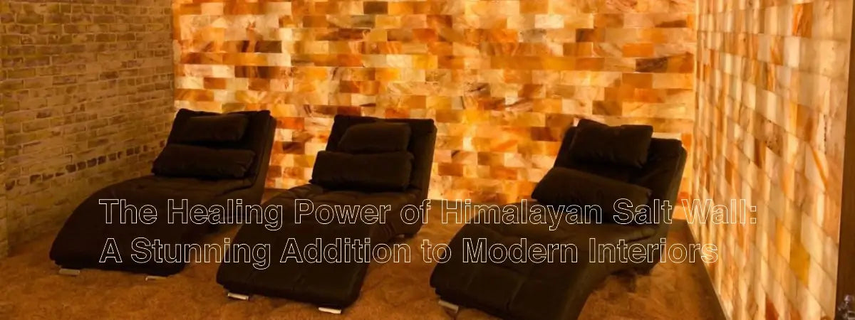 Himalayan salt wall for healing
